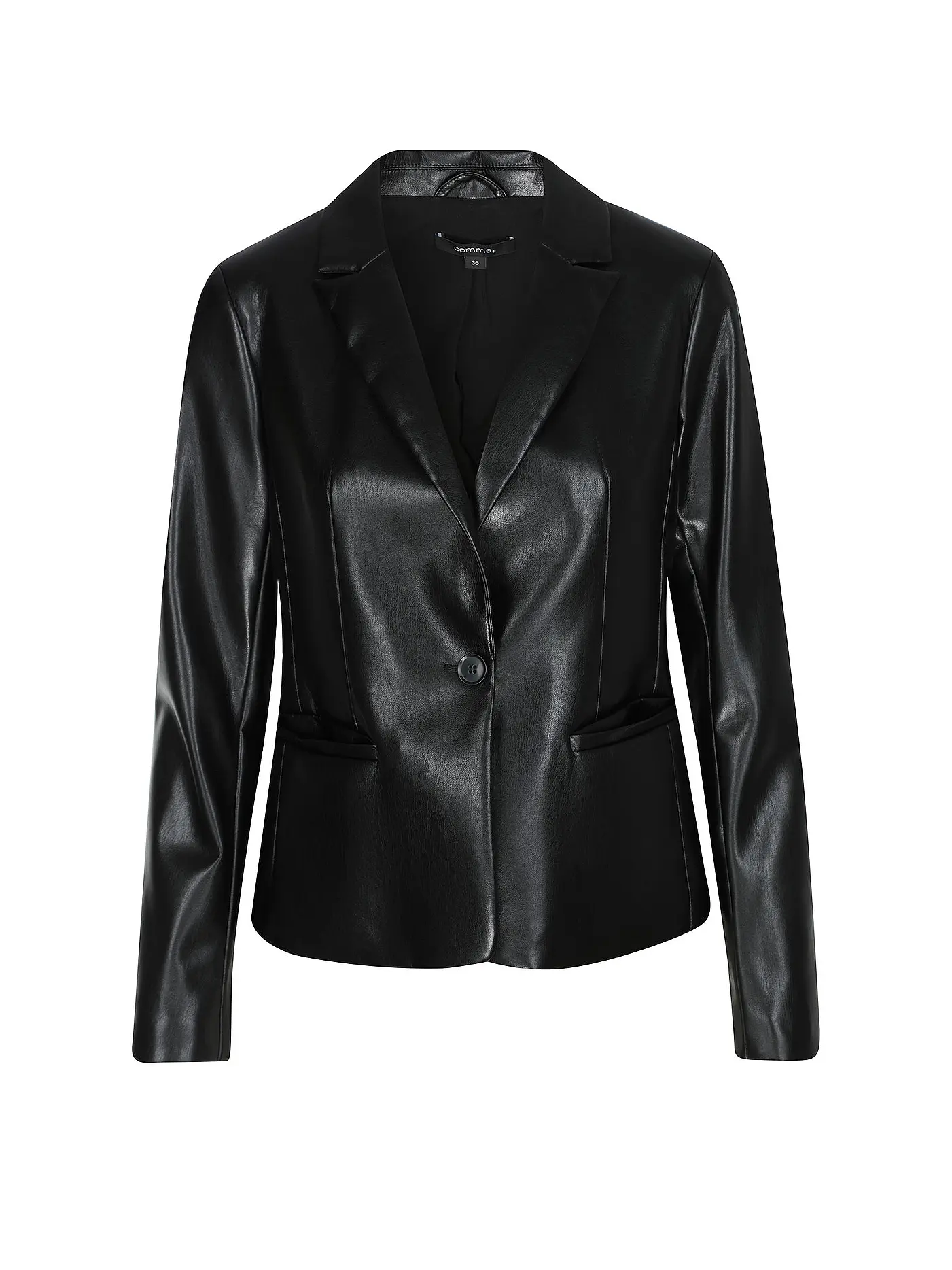 COMMA | Blazer in Lederoptik | 